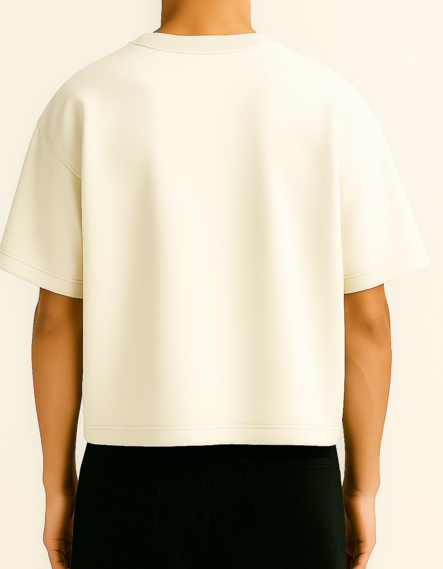 “The Delulu is the Solulu” -  Oversized, cropped boxy fit t-shirt